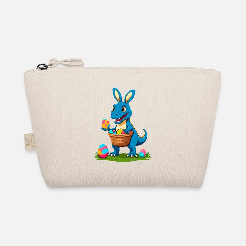 Ikonischer Ostersaurier Dinosaurier Osterhase Bio-Täschchen
