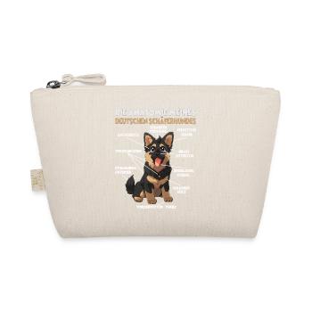 Funny German Shepherd Dog Walk T for dog owners - Organic Pouch - nature - Front
