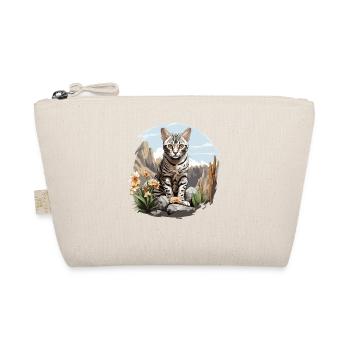 Egyptian Mau Kitten Cat Egyptian Mau - Organic Pouch - nature - Front