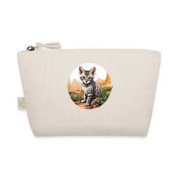 Egyptian Mau Kitten Cat Egyptian Mau - Organic Pouch - nature - Front