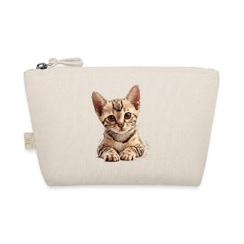 Egyptian Mau Kitten Cat Egyptian Mau - Organic Pouch - nature - Front