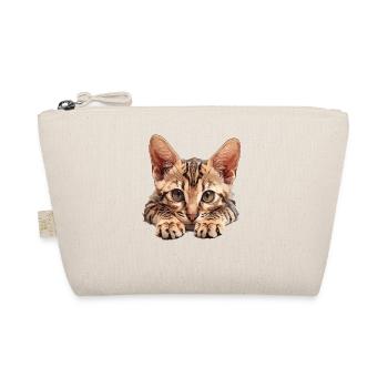 Egyptian Mau Kitten Cat Egyptian Mau - Organic Pouch - nature - Front