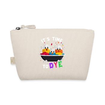 Egg Colors Humor Colorful Artist Funny Easter - Organic Pouch - nature - Front