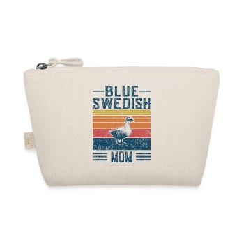 Maman canard - Vintage bleu suédois - Trousse biologique - nature - Devant