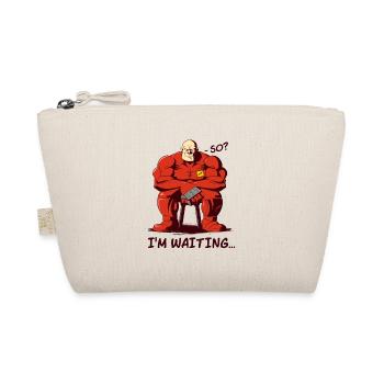 Seek strife, so, I'm waiting. Cyborg Fighter - Organic Pouch - nature - Front