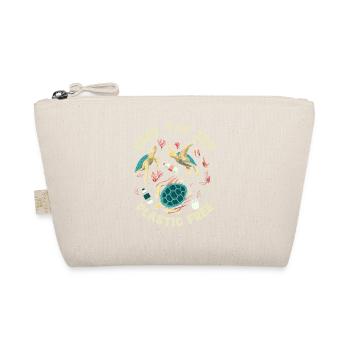 Gardez la mer sans plastique tortue Motif - Trousse biologique - nature - Devant