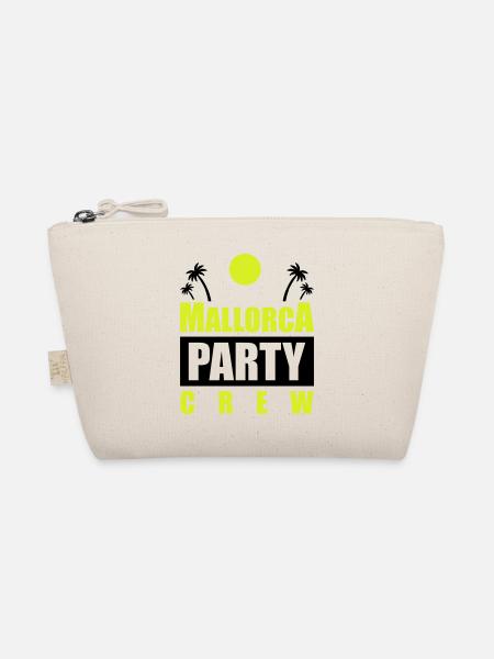 mallorca party crew - Bio-Täschchen - Natur - Vorne