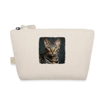 Egyptian Mau Kitten Cat Egyptian Mau - Organic Pouch - nature - Front