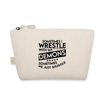 Sometimes I Wrestle With My Demons 4 - Bio-Täschchen - Natur - Vorne