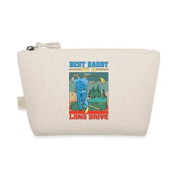 Best Daddy By A Long Drive 3 - Organic Pouch - nature - Front