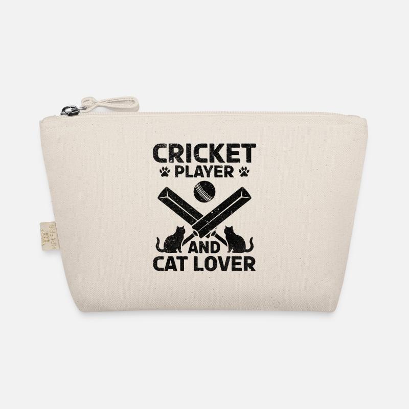 Cricket player and cat lover - Cat Owner Cricket P Bio-Täschchen