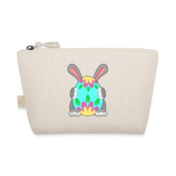 Bunny Easter Easter Egg - Organic Pouch - nature - Front
