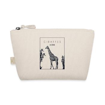 Giraffes Chinese Hanzi African Giraffidae Nubian - Organic Pouch - nature - Front