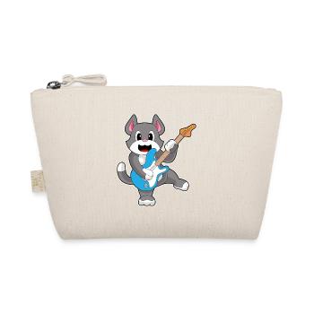 Chat Musicien Guitare Musique - Trousse biologique - nature - Devant