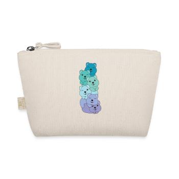 Neptunic Flag Pride LGBTQ Cute Quokka Stack - Organic Pouch - nature - Front