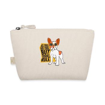 All Dogs Are Cool But Frenchies Rule Bulldog Dog - Bio-Täschchen - Natur - Vorne