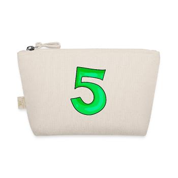 Number 5 Number Green - Organic Pouch - nature - Front