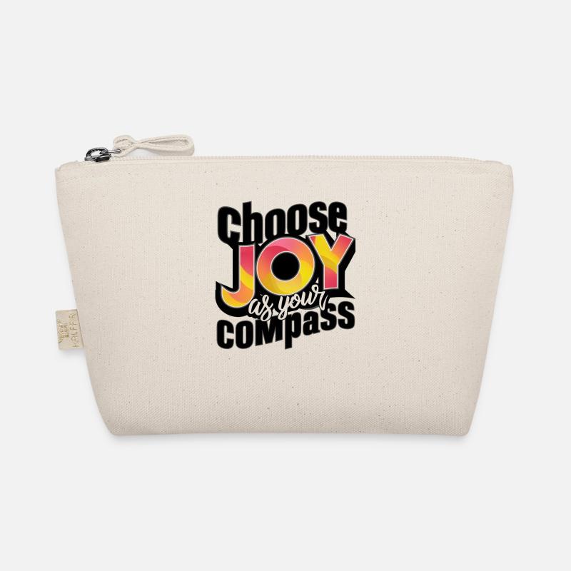 Choose Joy as Your Compass Art Print Organic Pouch