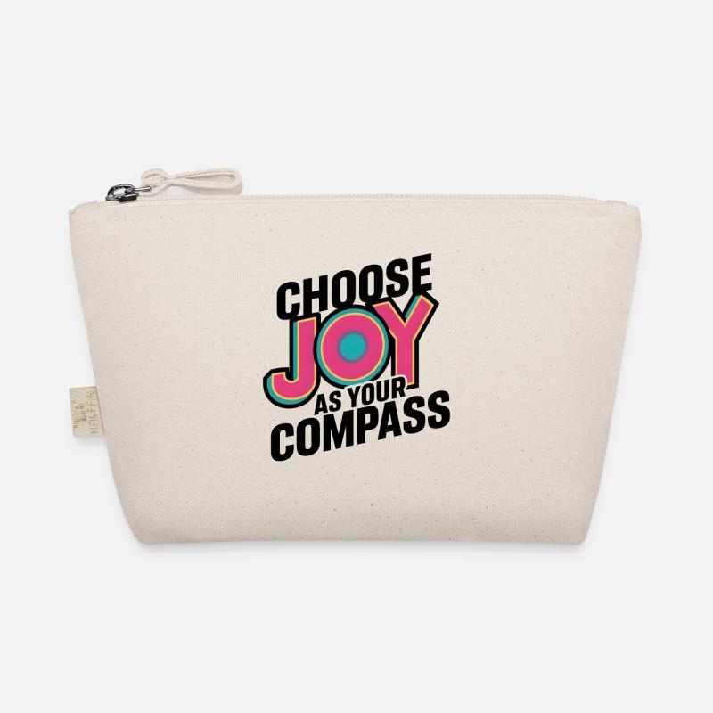 Choose Joy as Your Compass Art Print Organic Pouch
