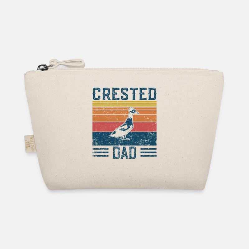 Entendad - Vintage Crested Duck Bio-Täschchen