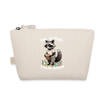 voleur d’oeufs raton laveur lapin de Pâques design amusant - Trousse biologique - nature - Devant