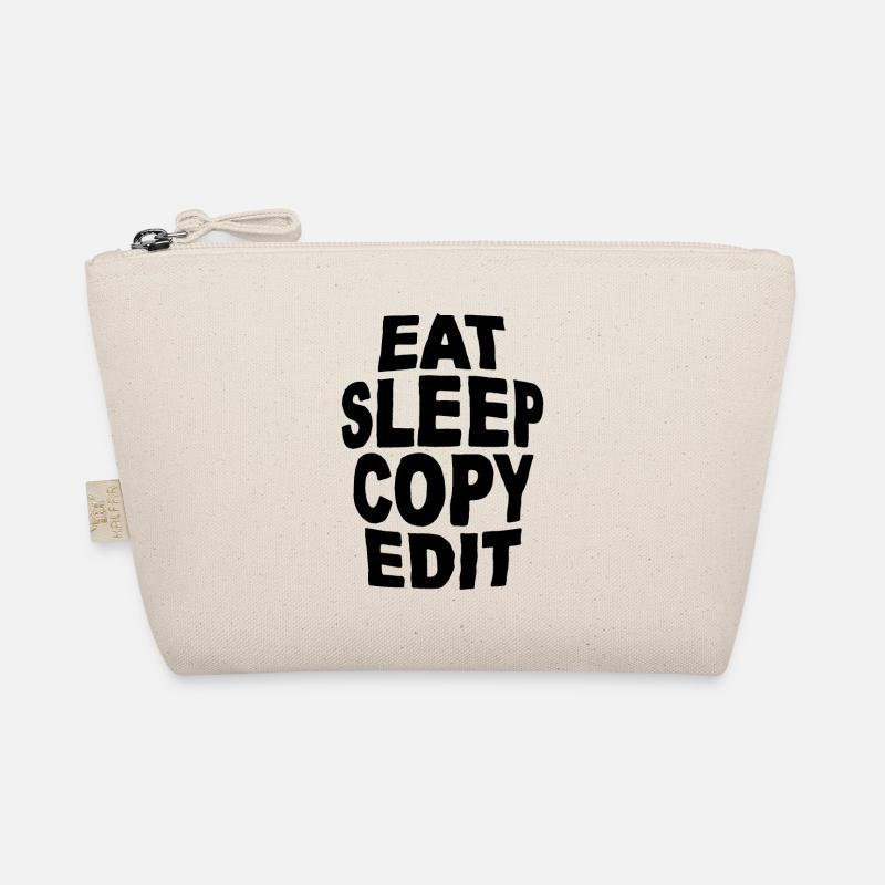Eat Sleep Copy Edit Organic Pouch
