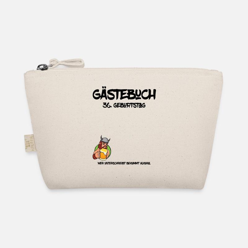36. Geburtstag | Gästebuch Design Bio-Täschchen