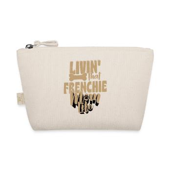 Livin' That Frenchie Mom Life Dog Owner French Bul - Bio-Täschchen - Natur - Vorne