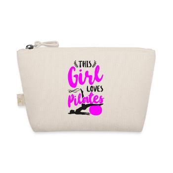 Pilates Instructor Teacher Girl - Bio-Täschchen - Natur - Vorne