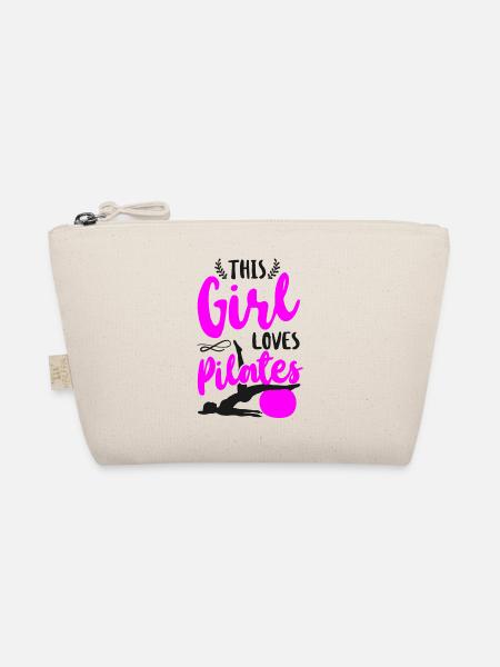 Pilates Instructor Teacher Girl - Bio-Täschchen - Natur