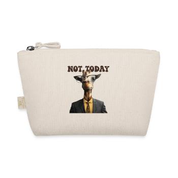 Not Today African Giraffidae Nubian Giraffe - Organic Pouch - nature - Front