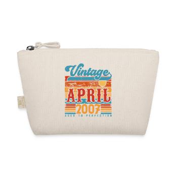 Avril 2007, Cadeau Anniversaire Vintage avril 2007 - Trousse biologique - nature - Devant