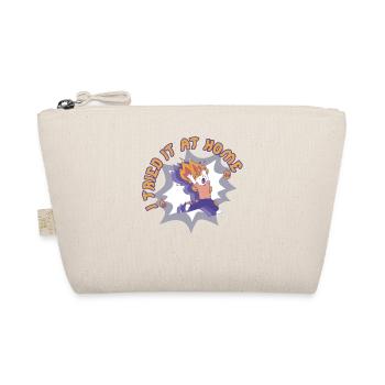 I Tried It At Home Skeleton Bicycle Accident - Organic Pouch - nature - Front