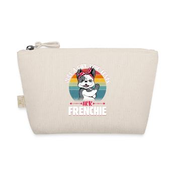 Just A Girl Who Loves Her Frenchie Dog Owner Frenc - Bio-Täschchen - Natur - Vorne
