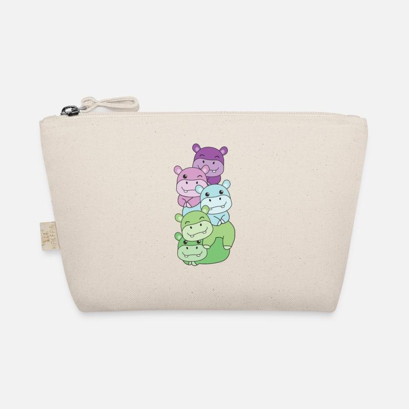 Drapeau torique Pride LGBTQ Hippopotame mignon Trousse biologique