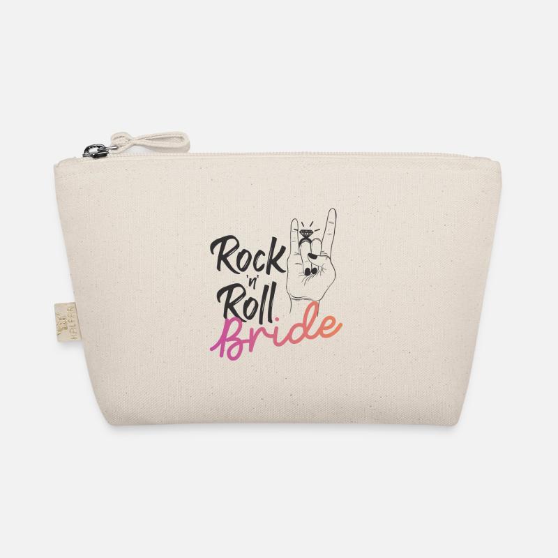 Rock 'n' Roll Bride - Bio-Täschchen - Natur