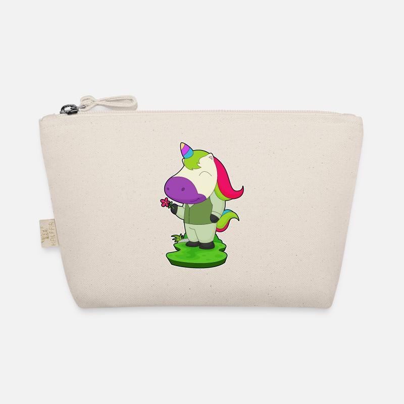 Einhorn Bräutigam Blume Hochzeit Bio-Täschchen