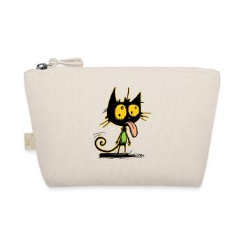 The coolest naughty best cat - Organic Pouch - nature - Front