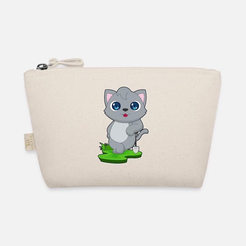 Katze Schaufel Bio-Täschchen