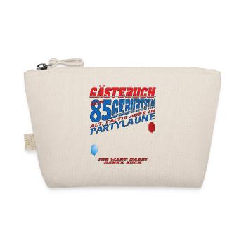 85th Birthday Man and Woman Guestbook - Organic Pouch - nature - Front