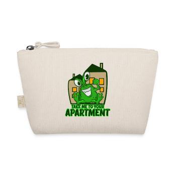 Take Me To Your Apartment T-Shirt Space Green Jeu de mots - Trousse biologique - nature - Devant