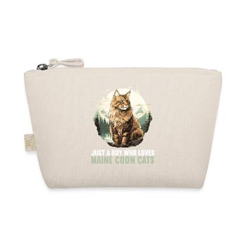 Maine Coon Kätzchen Maine Coon Katze - Bio-Täschchen - Natur - Vorne