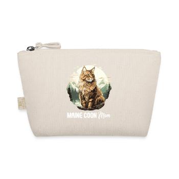 Maine Coon Kätzchen Maine Coon Katze - Bio-Täschchen - Natur - Vorne