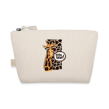 High There African Giraffidae Nubian Giraffe - Organic Pouch - nature - Front