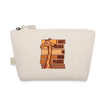 Have Friends In High Places Nubian African Giraffe - Organic Pouch - nature - Front