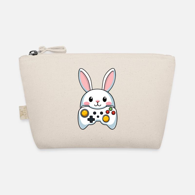 Easter Bunny Gamer Iconic Easter Gaming Organic Pouch