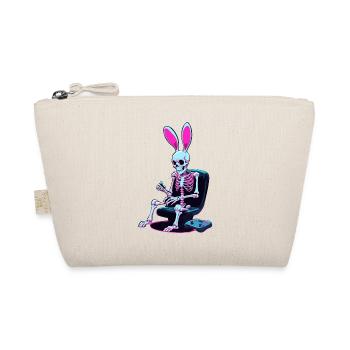 Osterhase Gamer Ikonisches Ostern Gaming - Bio-Täschchen - Natur - Vorne