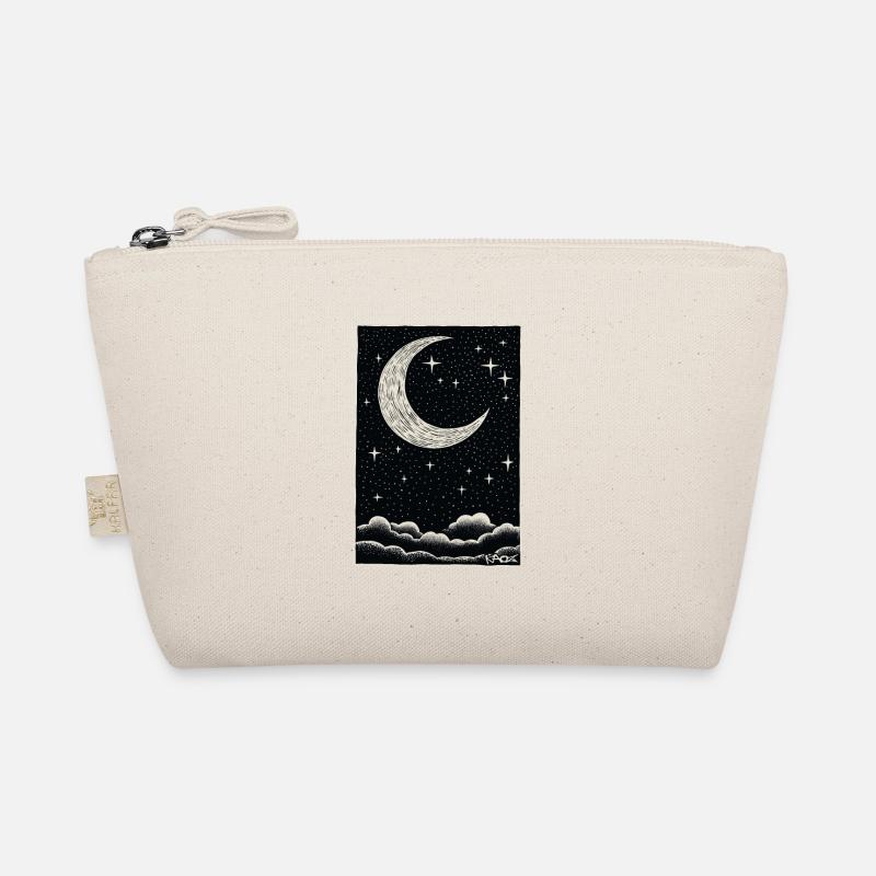 Sleeping clouds, moon and stars Organic Pouch