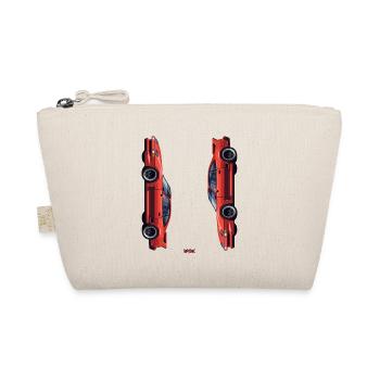 Design of Retro American Sports Car Car - Organic Pouch - nature - Front