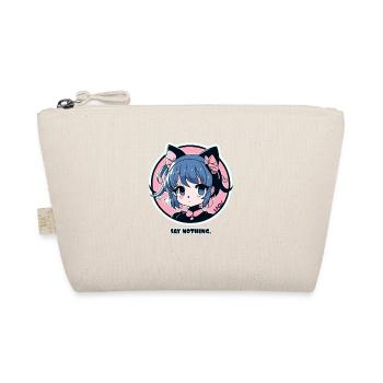 The cutest cute anime girl, don't say anything - Organic Pouch - nature - Front